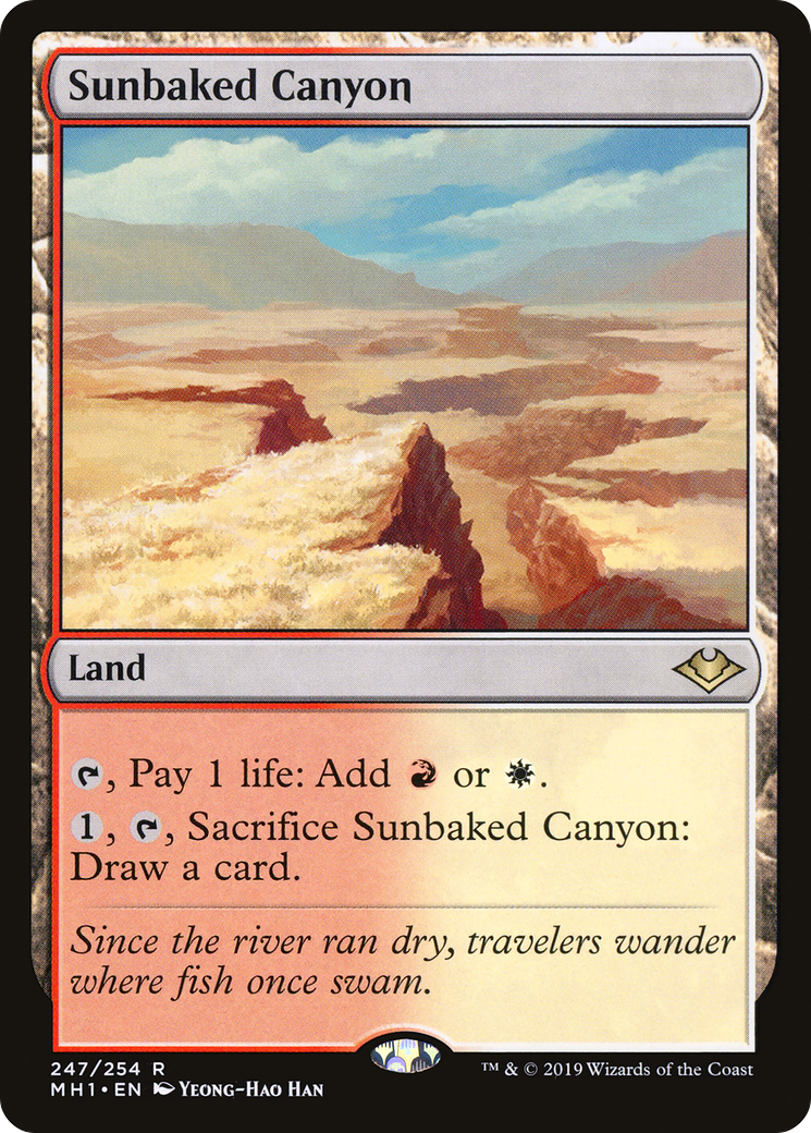 Sunbaked Canyon Card Image