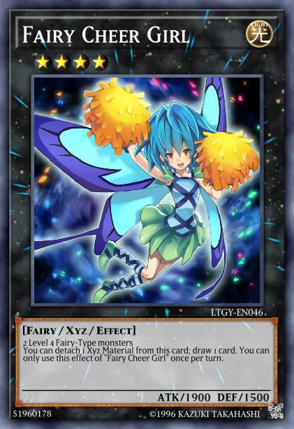 Fairy Cheer Girl Card Image