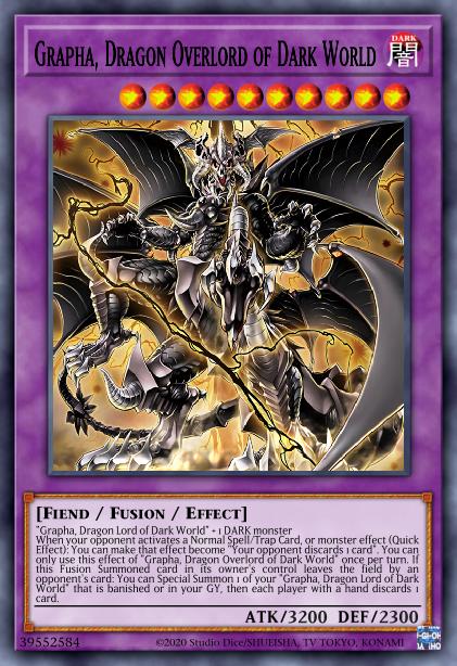 Grapha, Dragon Overlord of Dark World Card Image