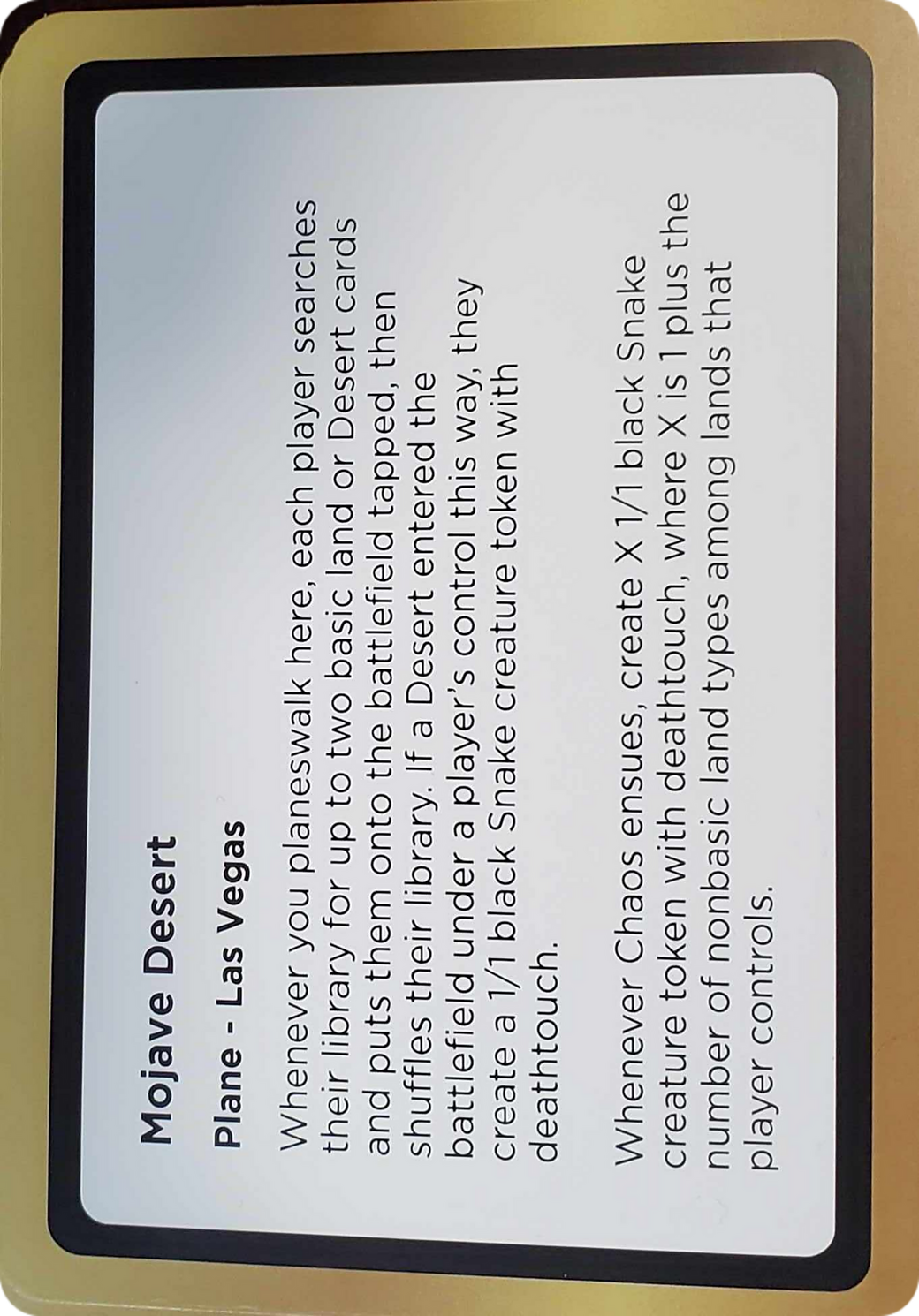 Mojave Desert Card Image