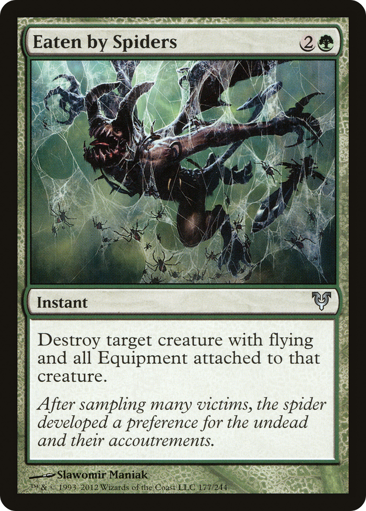 Eaten by Spiders Card Image