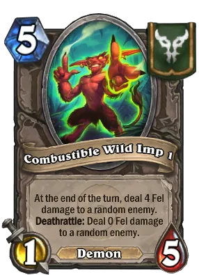 Combustible Wild Imp 1 Card Image