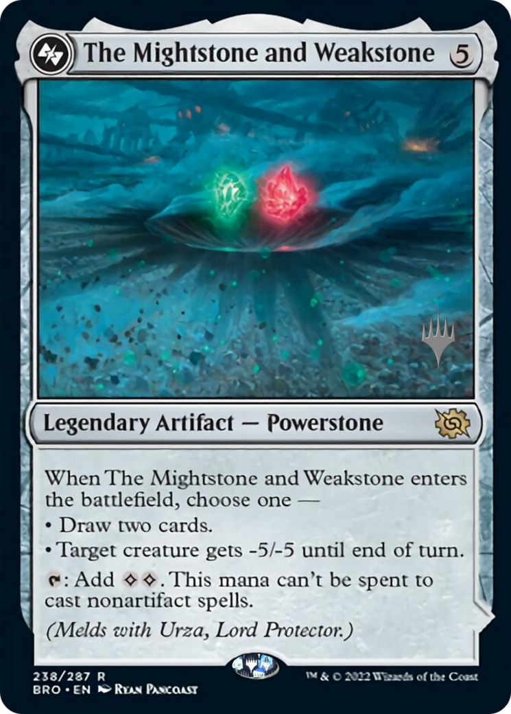 The Mightstone and Weakstone // Urza, Planeswalker Card Image