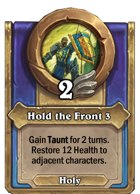 Hold the Front 3 Card Image