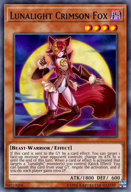 Lunalight Crimson Fox Card Image