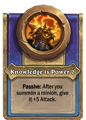 Knowledge is Power {0} Card Image