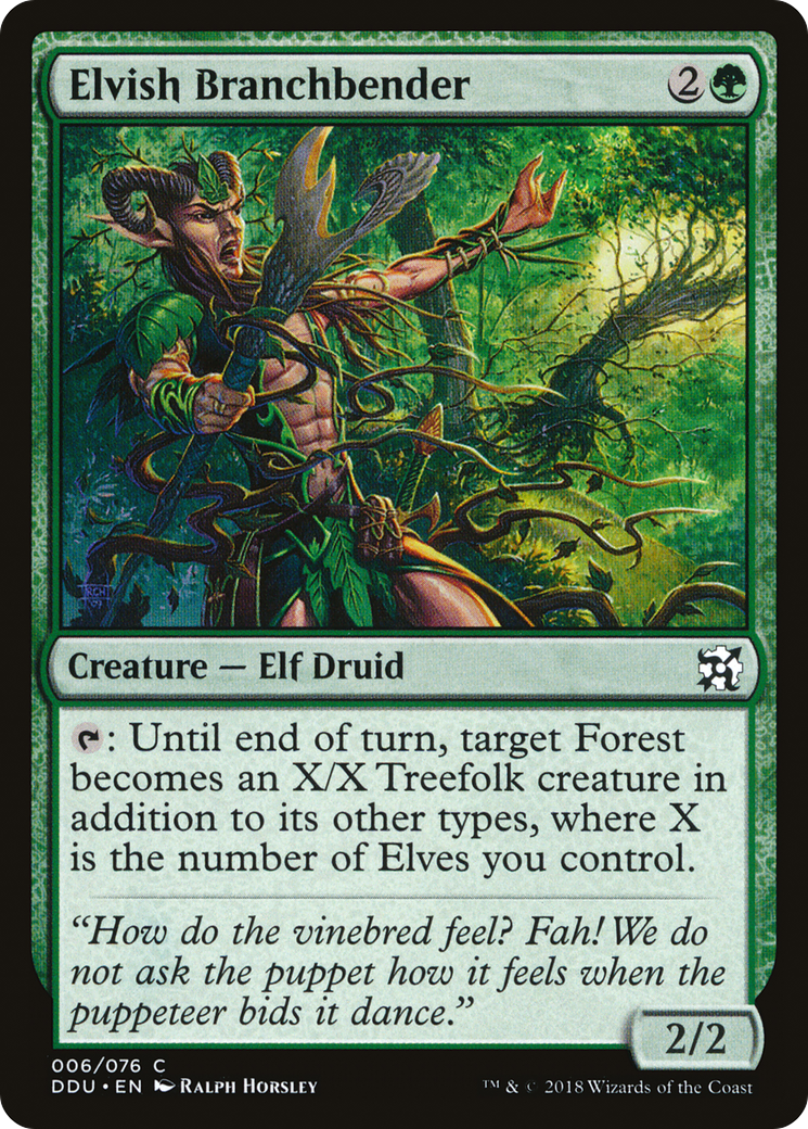 Elvish Branchbender Card Image