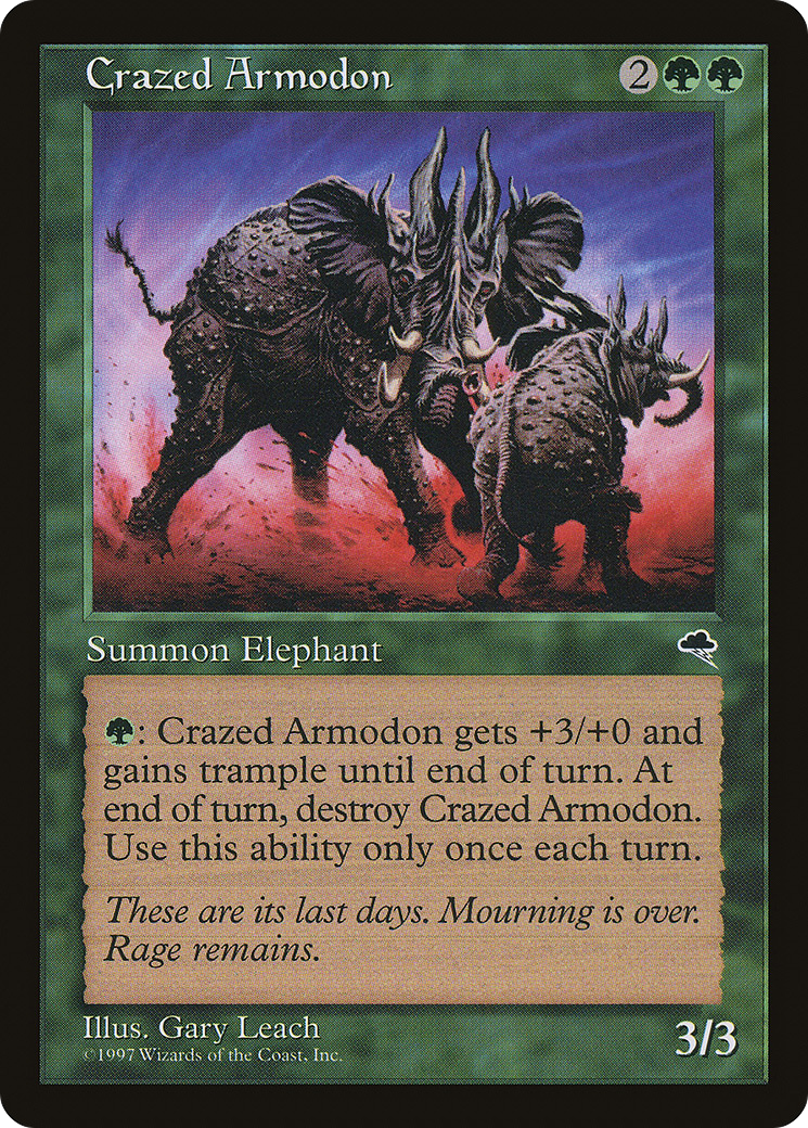 Crazed Armodon Card Image