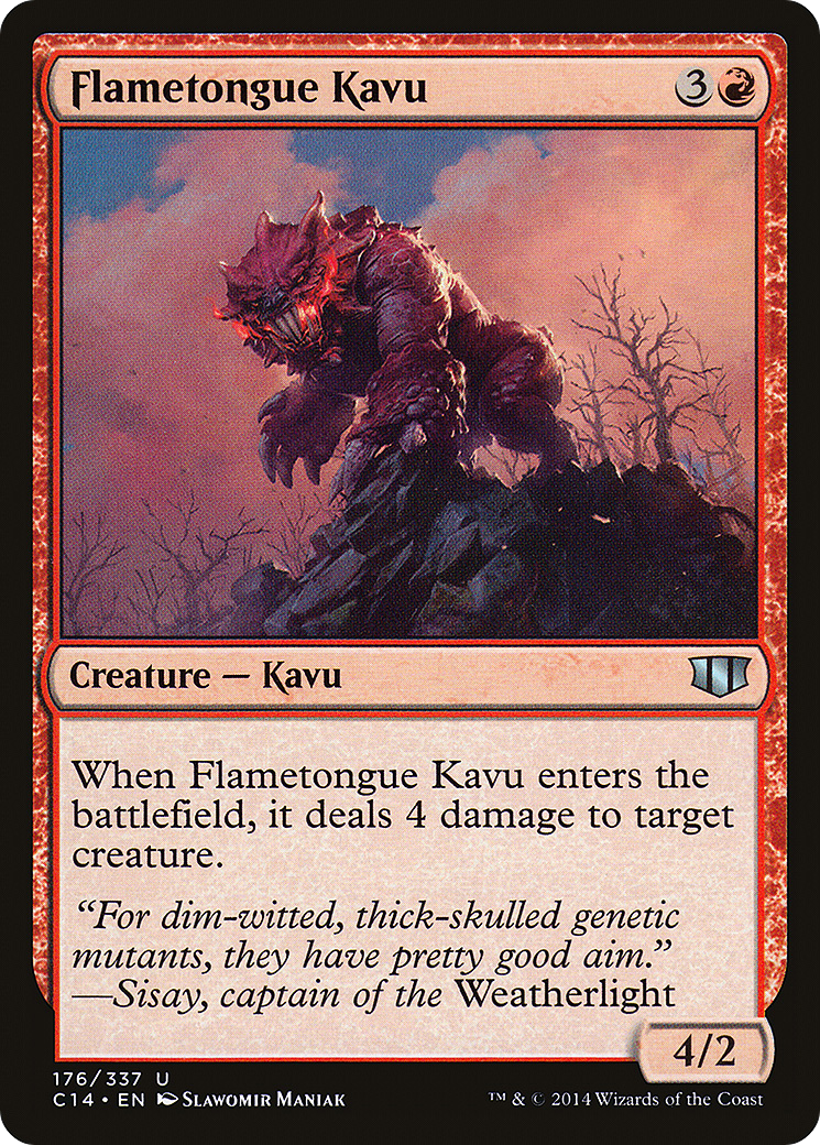 Flametongue Kavu Card Image