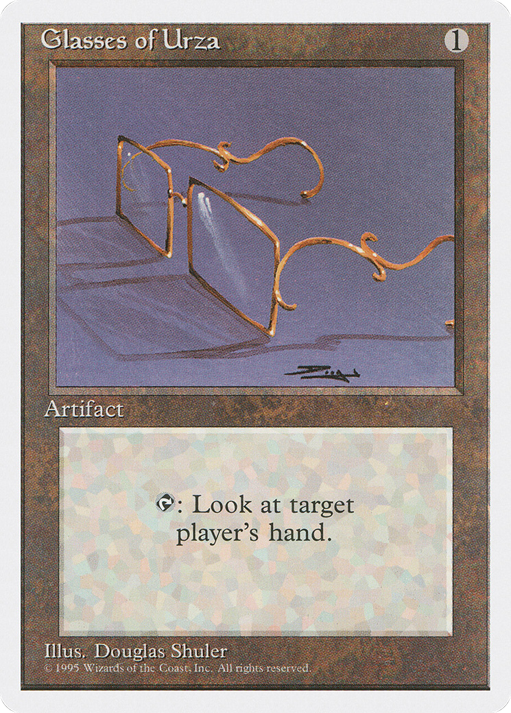 Glasses of Urza Card Image