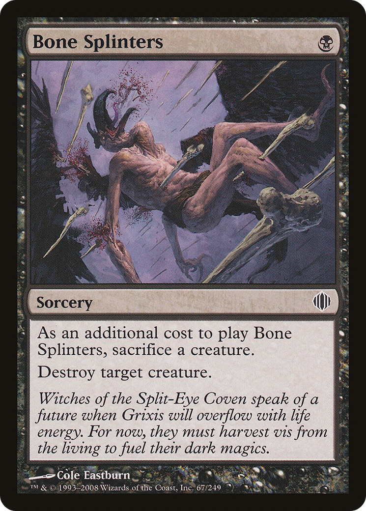 Bone Splinters Card Image