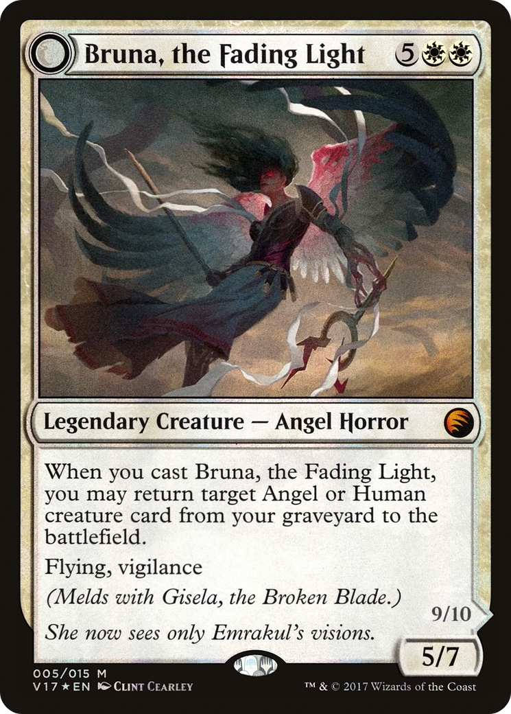 Bruna, the Fading Light // Brisela, Voice of Nightmares Card Image