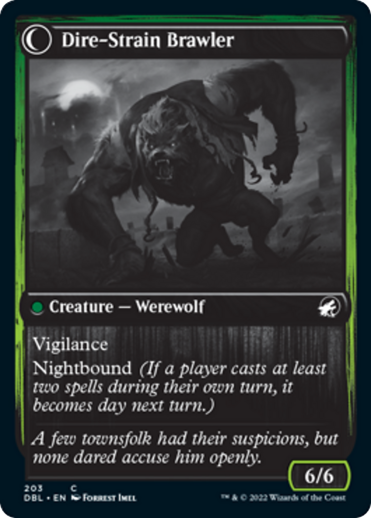 Tireless Hauler // Dire-Strain Brawler Card Image