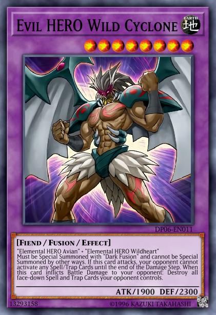 Evil HERO Wild Cyclone Card Image