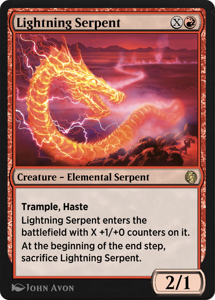 Lightning Serpent Card Image