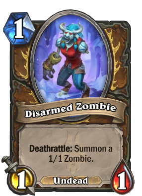 Disarmed Zombie Card Image