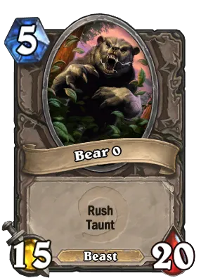 Bear {0} Card Image