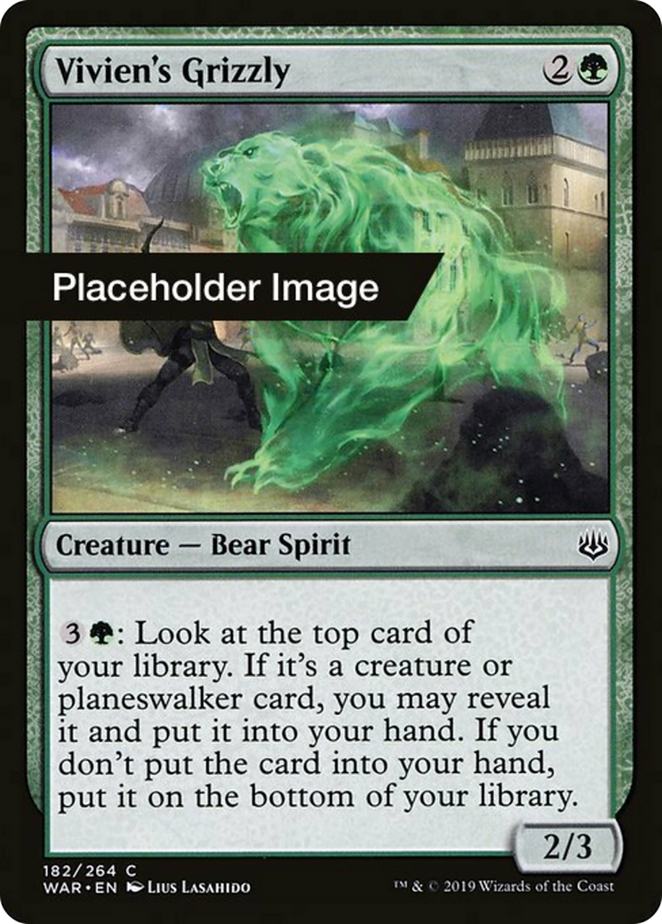 Vivien's Grizzly Card Image