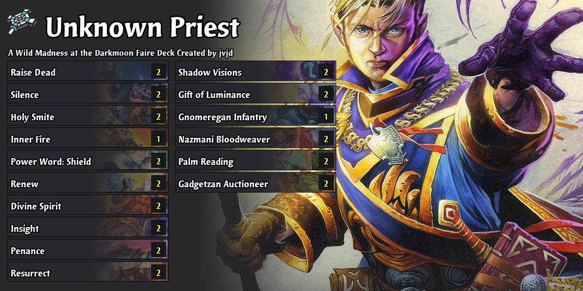 APM Priest Madness at the Darkmoon Faire Hearthstone Decks Out