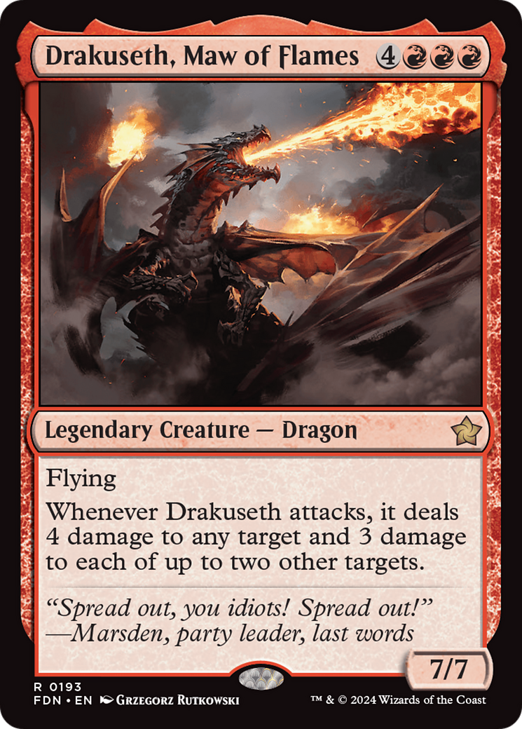 Drakuseth, Maw of Flames Card Image