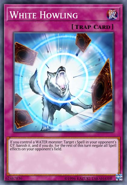 White Howling Card Image