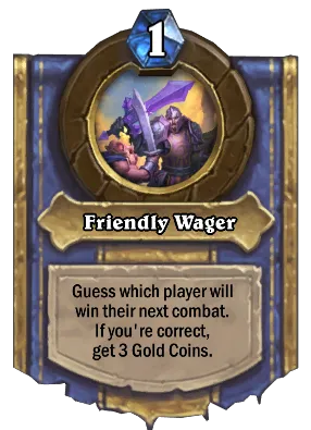 Friendly Wager Card Image