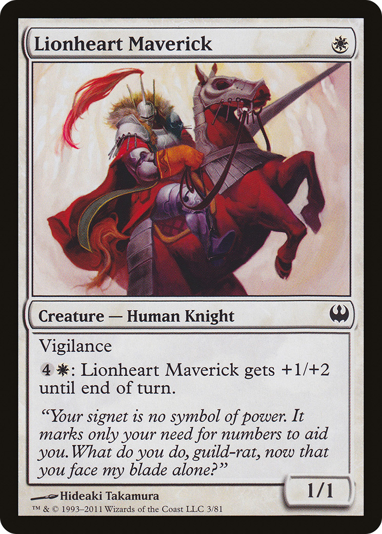 Lionheart Maverick Card Image