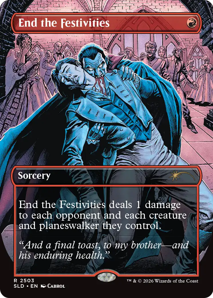 End the Festivities Card Image