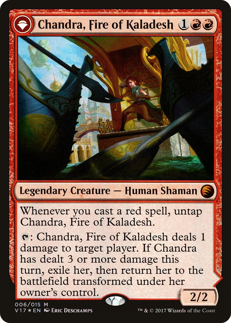 Chandra, Fire of Kaladesh // Chandra, Roaring Flame Card Image