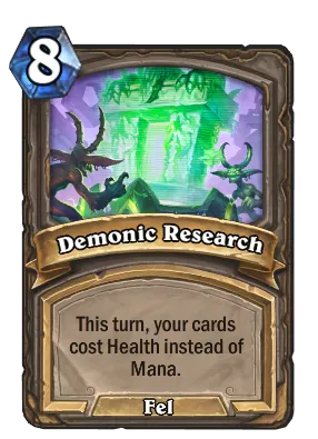 Demonic Research Card Image