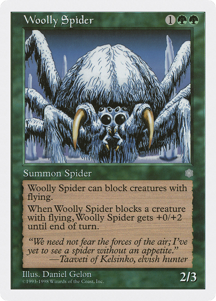 Woolly Spider Card Image