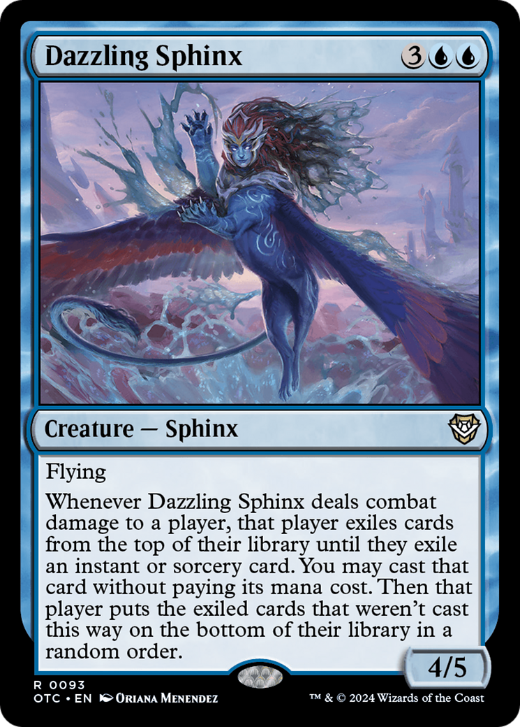 Dazzling Sphinx Card Image