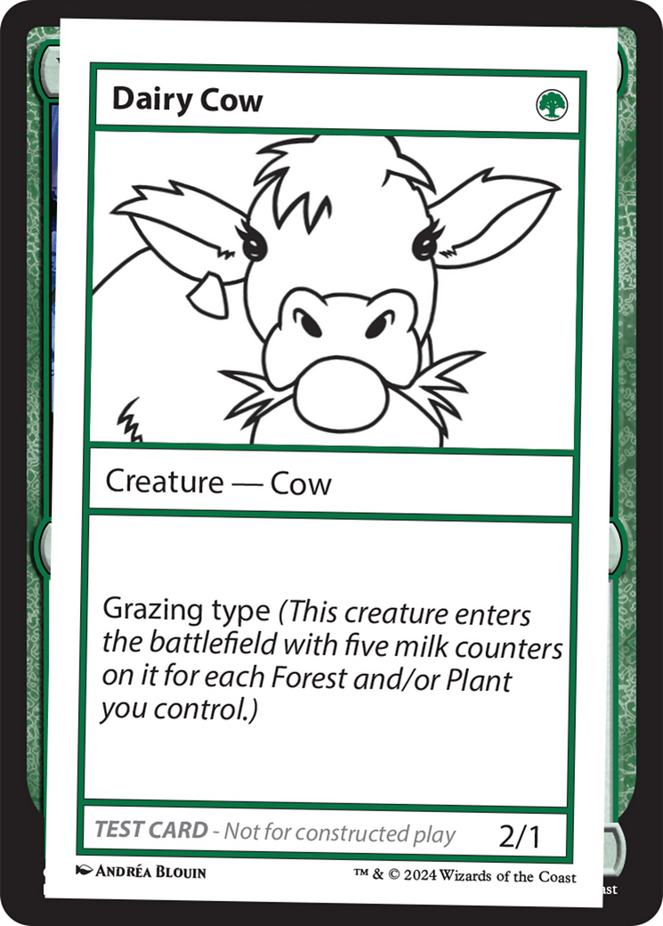 Dairy Cow Card Image