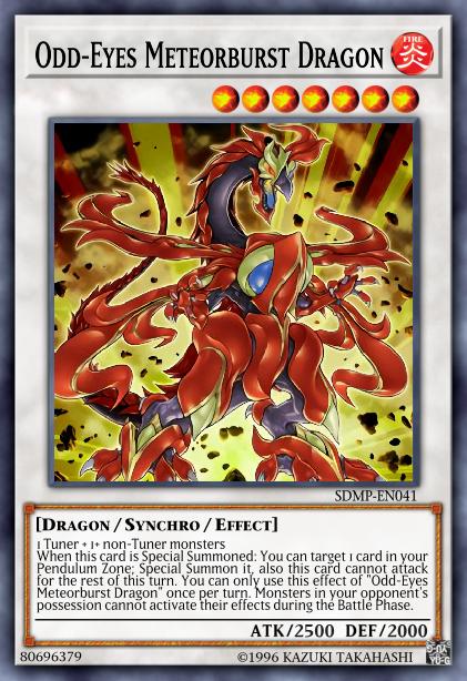 Odd-Eyes Meteorburst Dragon Card Image