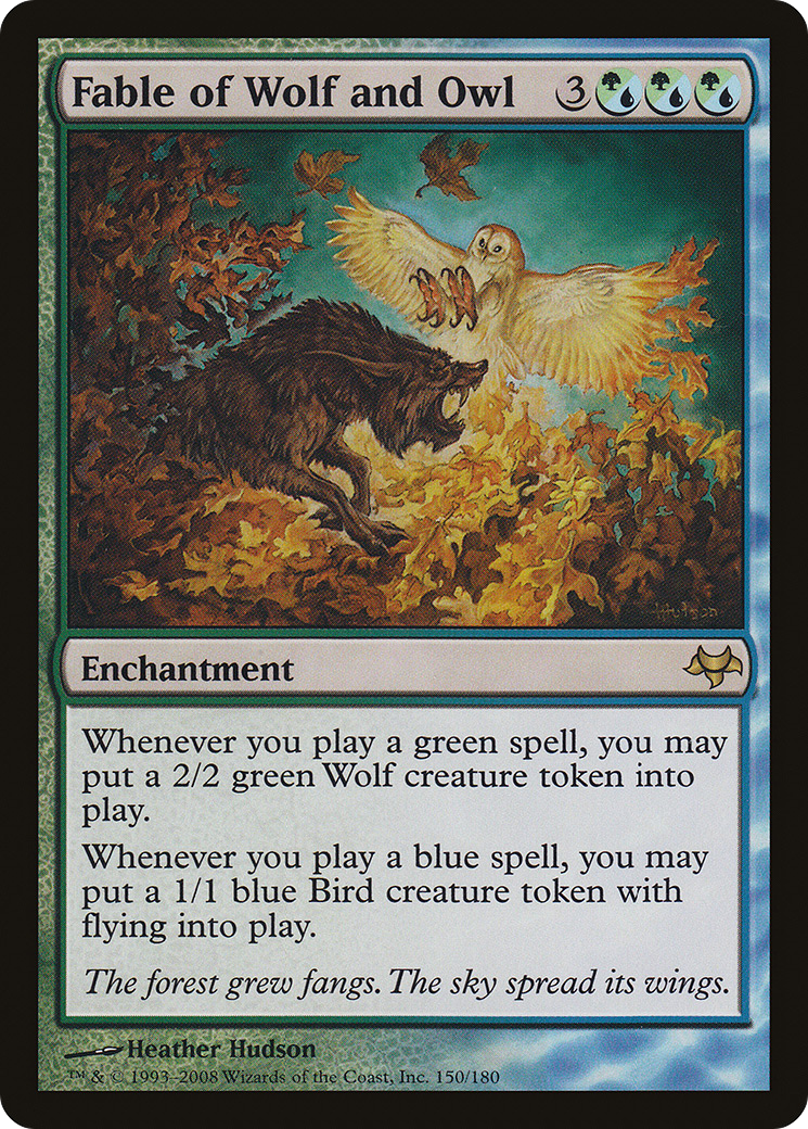 Fable of Wolf and Owl Card Image