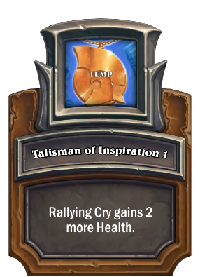 Talisman of Inspiration 1 Card Image