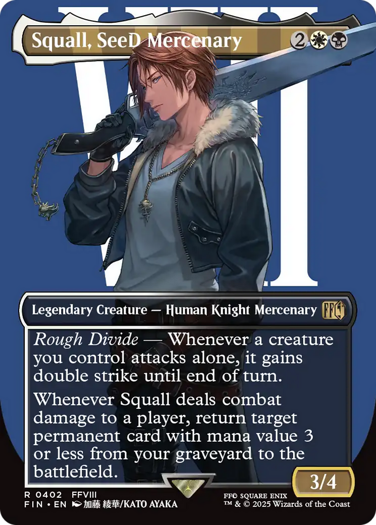 Squall, SeeD Mercenary Card Image