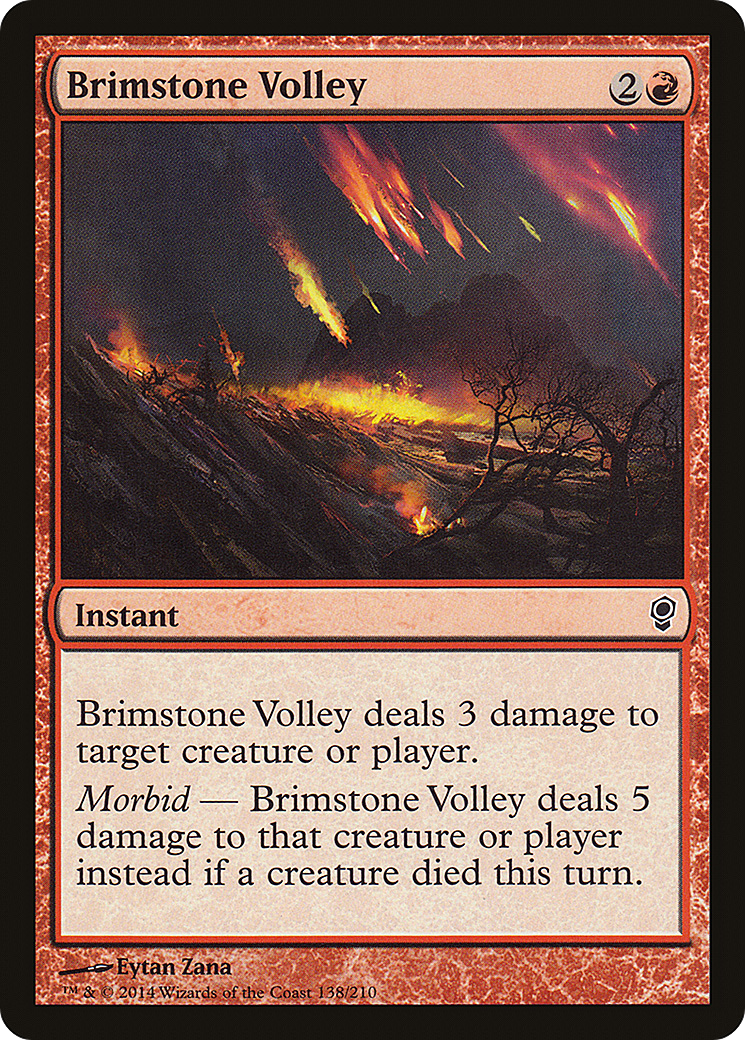 Brimstone Volley Card Image