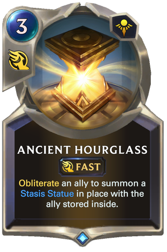 Ancient Hourglass Card Image