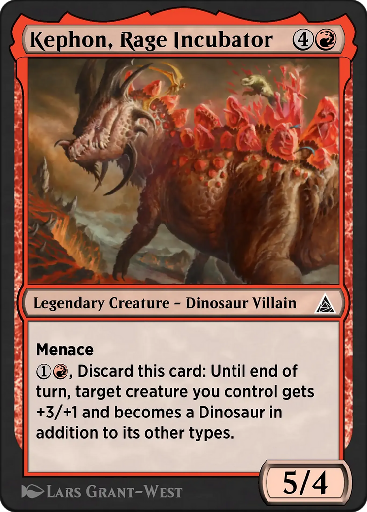 Stegron the Dinosaur Man Card Image
