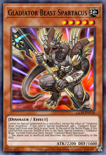 Gladiator Beast Spartacus Card Image