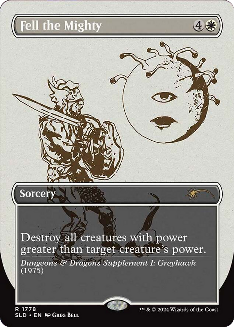 Fell the Mighty Card Image