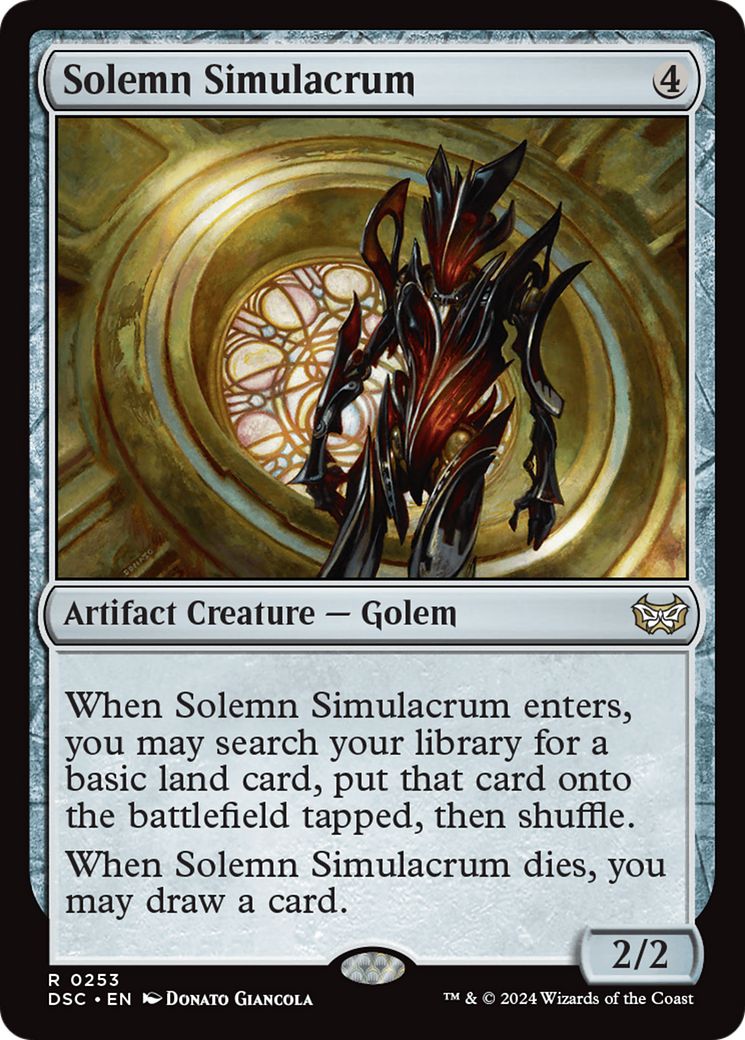 Solemn Simulacrum Card Image