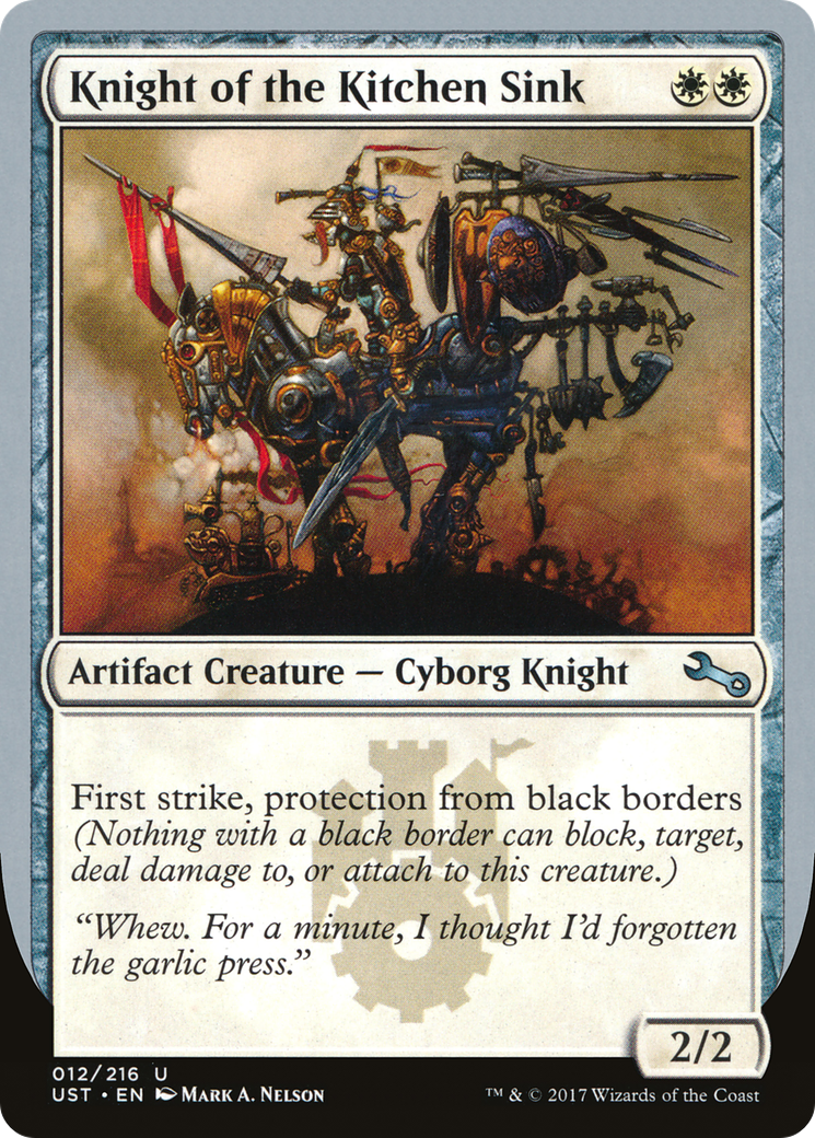 Knight of the Kitchen Sink Card Image