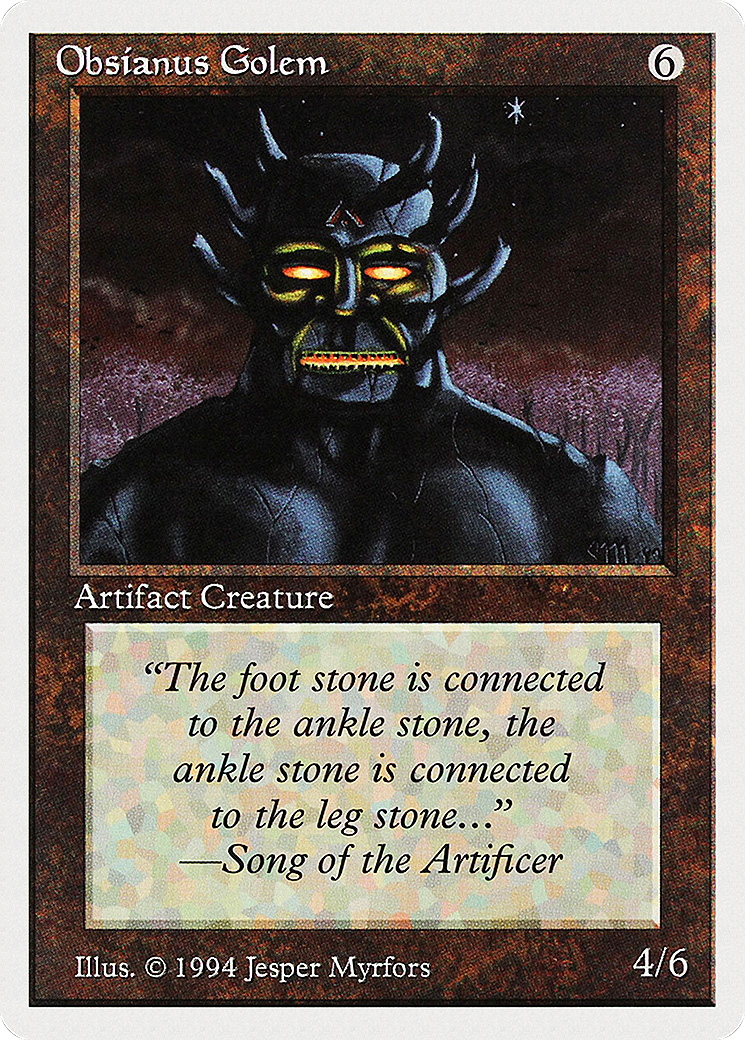 Obsianus Golem Card Image