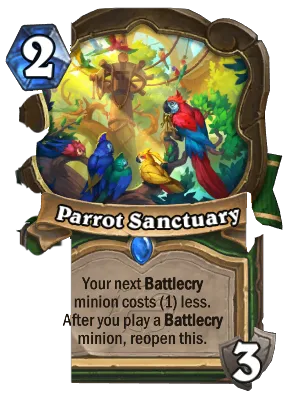 Parrot Sanctuary Card Image