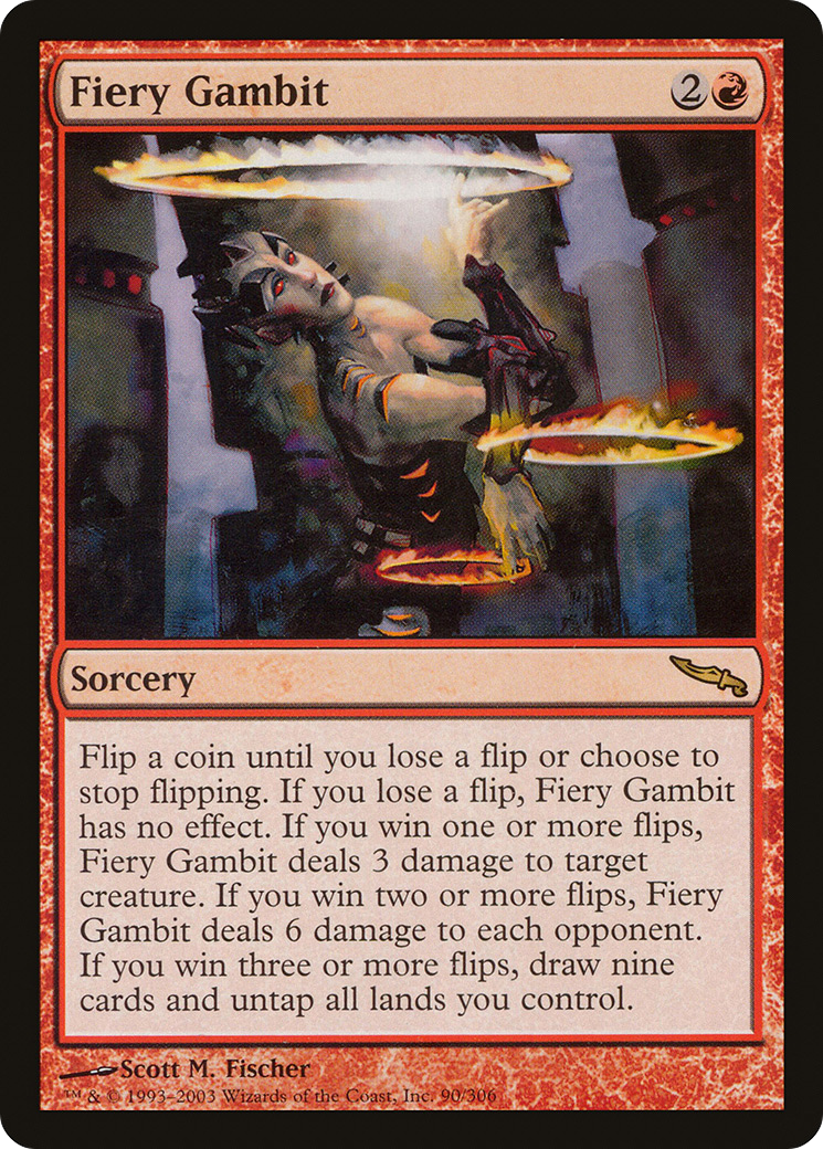 Fiery Gambit Card Image