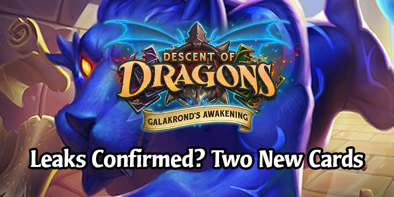 Two New Hearthstone Cards Revealed, Confirming Leaks - Escaped Manasaber & The Fist of Ra-den