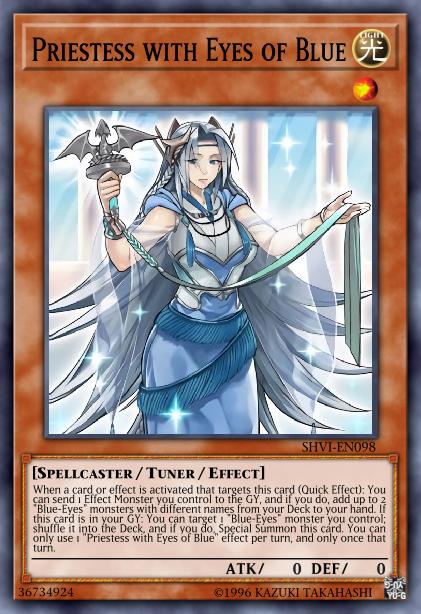 Priestess with Eyes of Blue Card Image