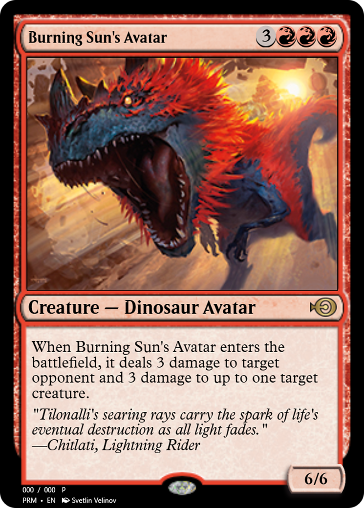 Burning Sun's Avatar Card Image